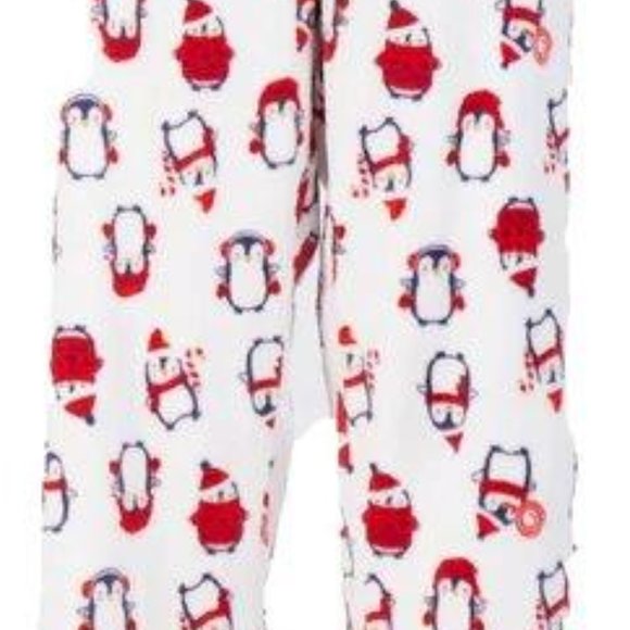 NWT NYC UNDERGROUND HOLIDAY PLUSH LOUNGE PANTS – Penguins – XL - Picture 2 of 4